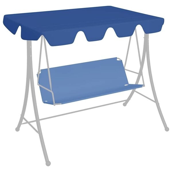 vidaXL Reservtak för hammock blå 150/130x105/70 cm Blå