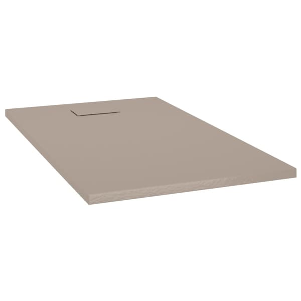 vidaXL Duschkar SMC brun 120x70 cm Brun