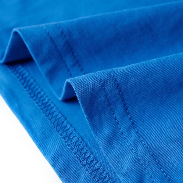 vidaXL T-shirt för barn blå 128 Blå