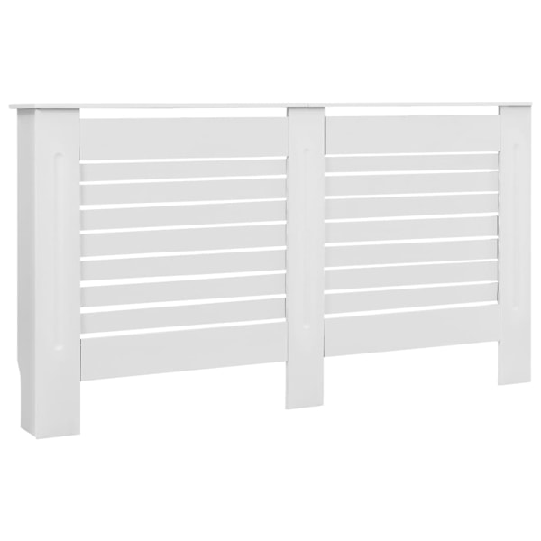 vidaXL Elementskydd 2 st vit 152x19x81,5 cm MDF Vit