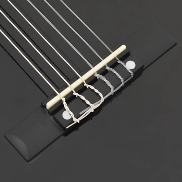 vidaXL Klassisk gitarr för nybörjare 8 delar svart 1/2 34" Svart
