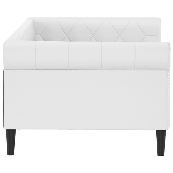 vidaXL Dagbädd vit 80x200 cm konstläder Vit