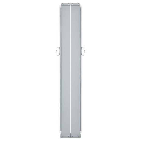 vidaXL Infällbar sidomarkis dubbel 170x600 cm gräddvit Creme
