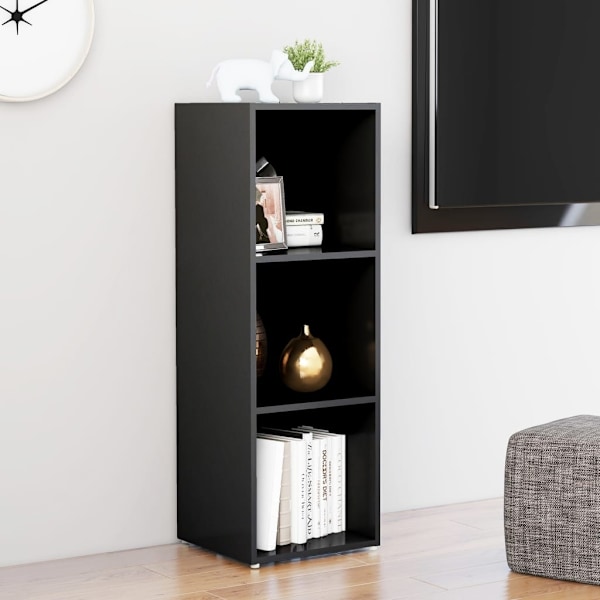 vidaXL TV-bänk grå 107x35x37 cm konstruerat trä grå