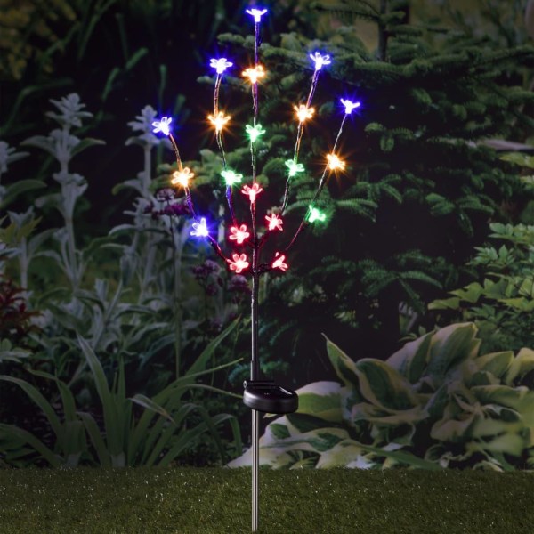 HI LED blomlampor 20 lampor multifärg