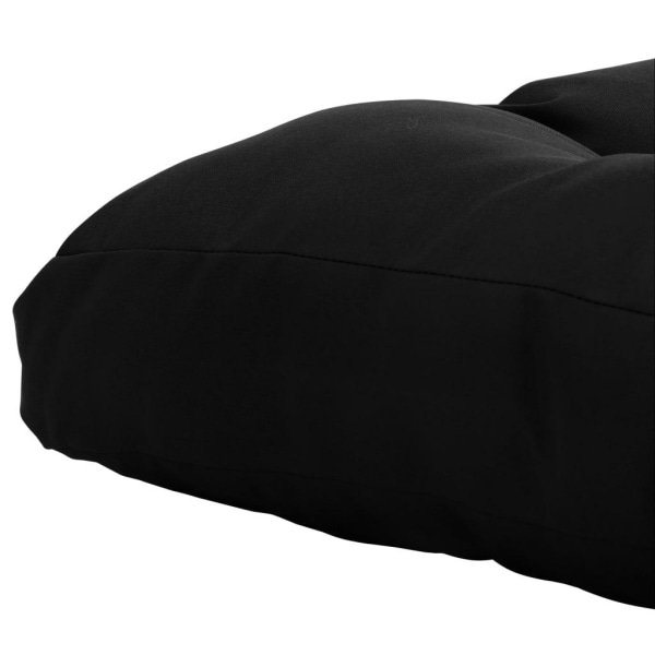vidaXL Palldyna svart 80x80x12 cm tyg Svart
