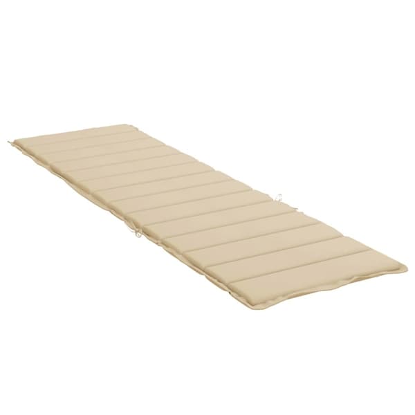 vidaXL Solsängsdynor Oxford tyg (100% polyester) Beige Beige