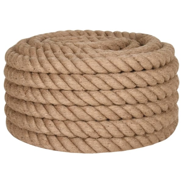 vidaXL Juterep 25 m långt 36 mm tjockt