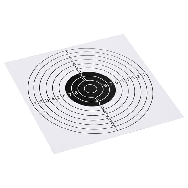 vidaXL Skottavlor i papper 100 st 15x15 cm Vit