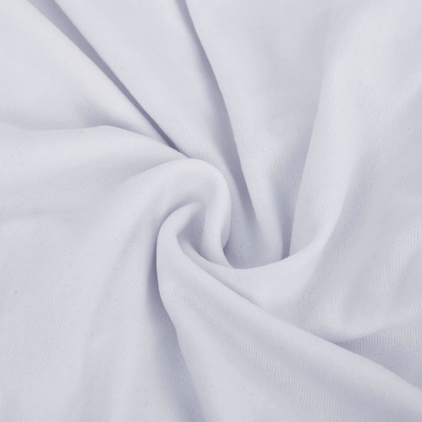 vidaXL Sofföverdrag med stretch vit polyesterjersey Vit