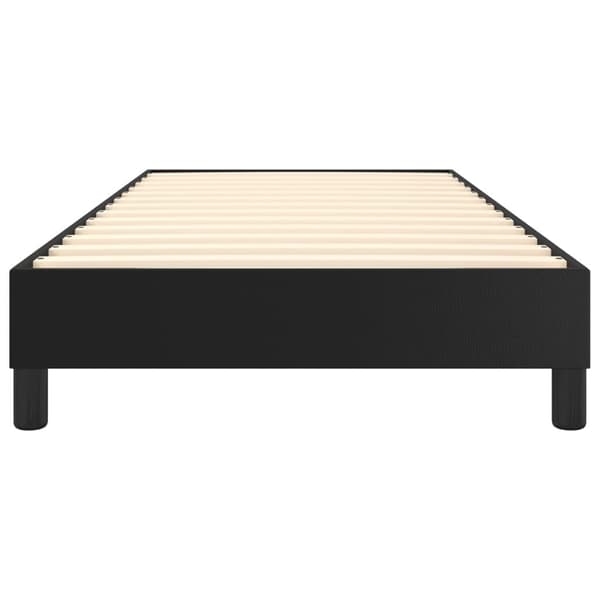 vidaXL Ramsäng svart 80x200 cm konstläder Svart