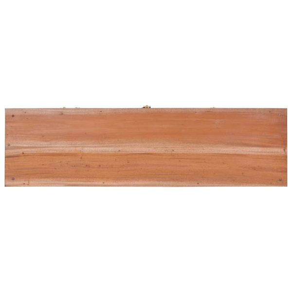 vidaXL TV-bänk 110x30x45 cm massiv mahogny Brun