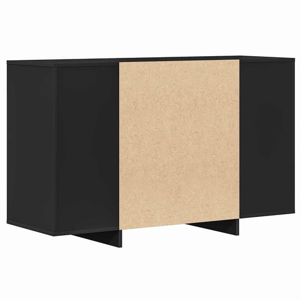 vidaXL Sideboard Svart 120 x 41 x 75 cm Konstruerat trä art