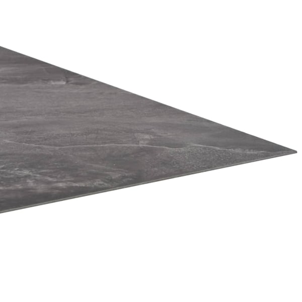 vidaXL Självhäftande golvplankor 20 st PVC 1,86 m² svart med mönster Svart