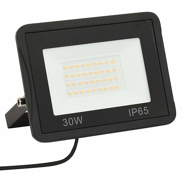 vidaXL Strålkastare 2 st 30 W LED kallvit Svart