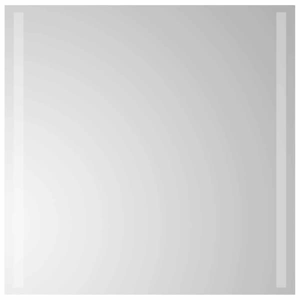 vidaXL Badrumsspegel LED 60x60 cm Transparent