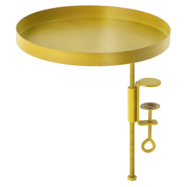 Esschert Design Växtbricka med klämma rund guld L Guld
