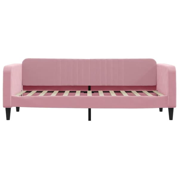 vidaXL Dagbädd rosa 80x200 cm sammet Rosa