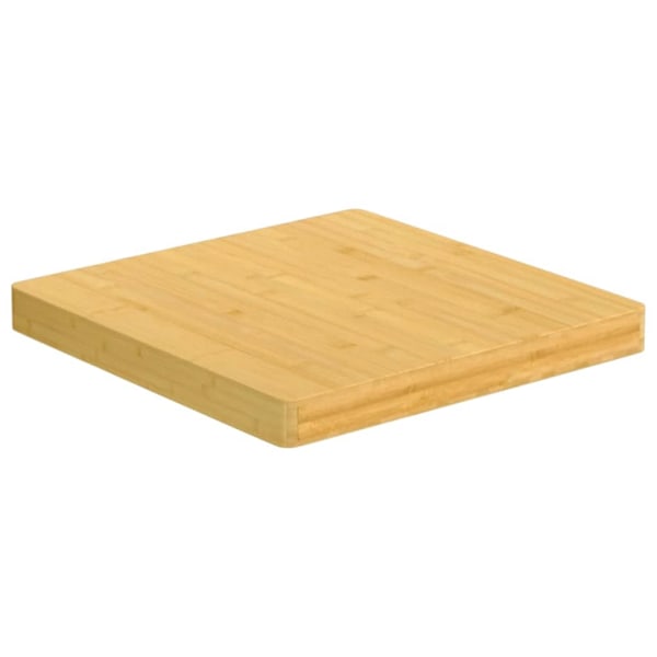 vidaXL Bordsskiva 40x40x4 cm bambu Brun