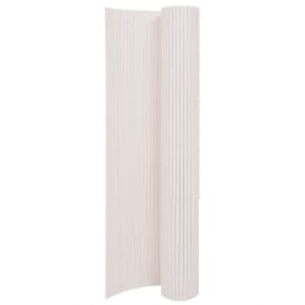 vidaXL Insynsskydd 90x400 cm vit Vit