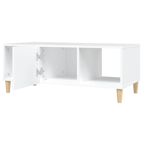 vidaXL Soffbord vit 102x50x40 cm konstruerat trä Vit