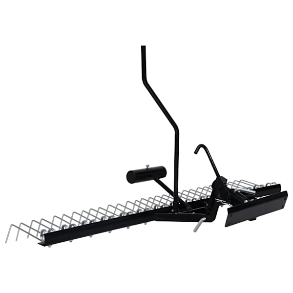 vidaXL Mossrivare för åkgräsklippare 120 cm Svart