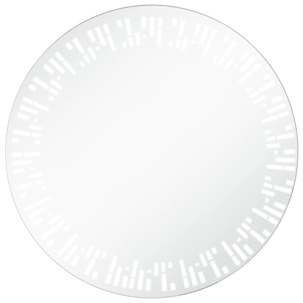 vidaXL Badrumsspegel LED 60 cm Silver