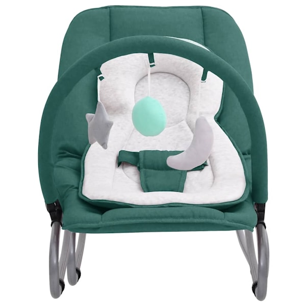 vidaXL Babysitter grön stål Grön
