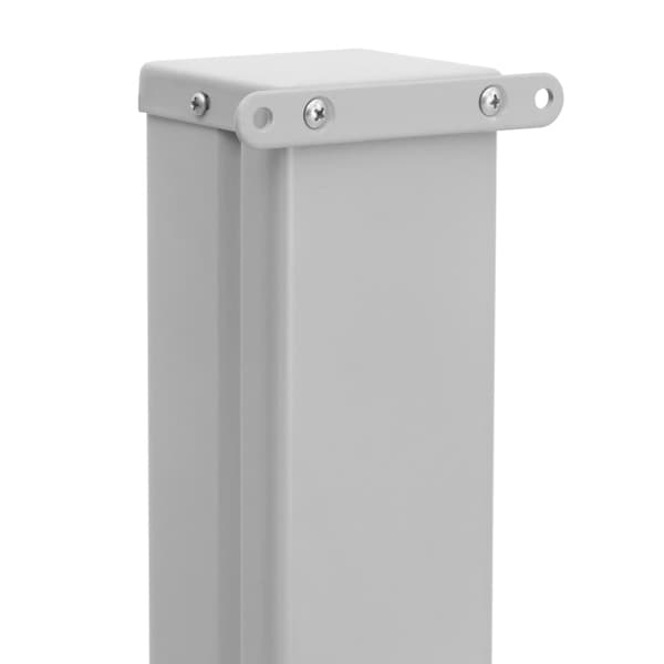 vidaXL Infällbar sidomarkis 140x600 cm röd Röd