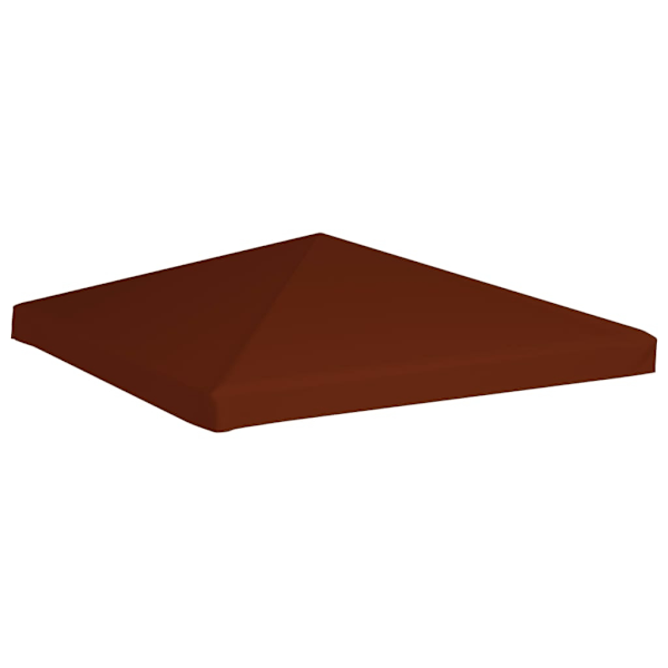 vidaXL Paviljongtak 310 g/m² 3x3 m terrakotta Brun