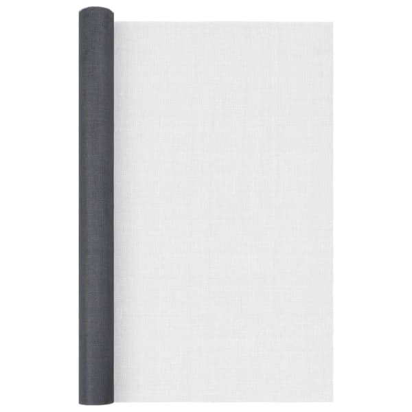 vidaXL Insektsnät glasfiberplast 80x1000 cm grå grå