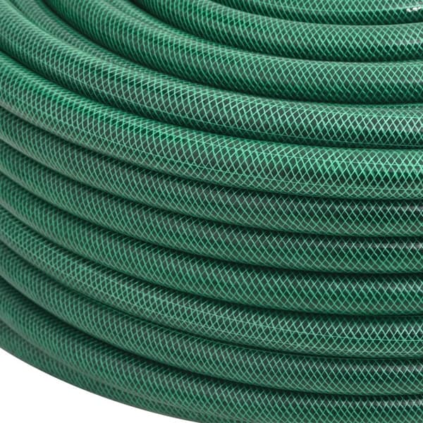 vidaXL Trädgårdsslang grön 1" 10 m PVC Grön