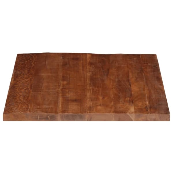 vidaXL Bordsskiva 100x80x2,5 cm rektangulär massivt återvunnet trä Brun