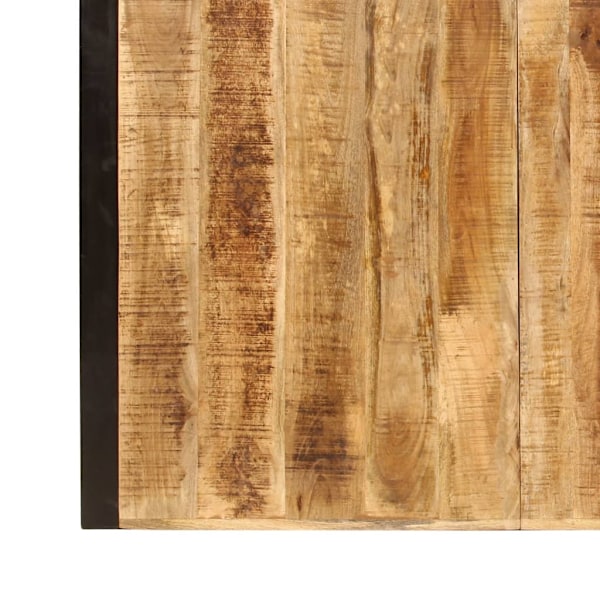 vidaXL Matbord 180x90x75 cm massivt mangoträ Brun