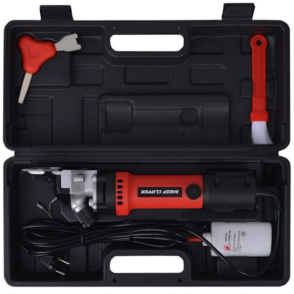 vidaXL Fårtrimmer set 7 delar 550 W
