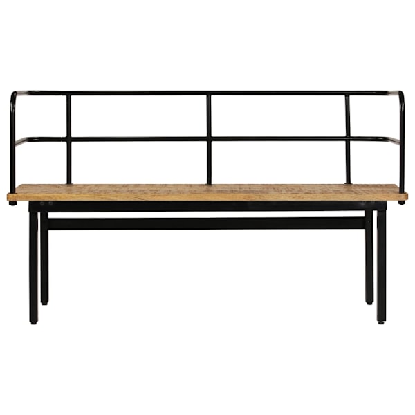 vidaXL Bänk 120x40x70 cm massivt mangoträ Brun