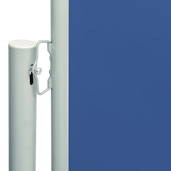 vidaXL Infällbar sidomarkis 200x600 cm blå Blå