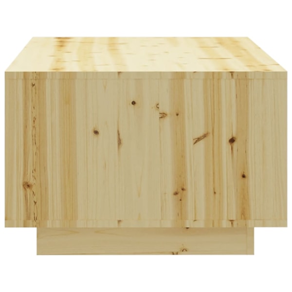 vidaXL Soffbord 110x50x33,5 cm massivt granträ Brun