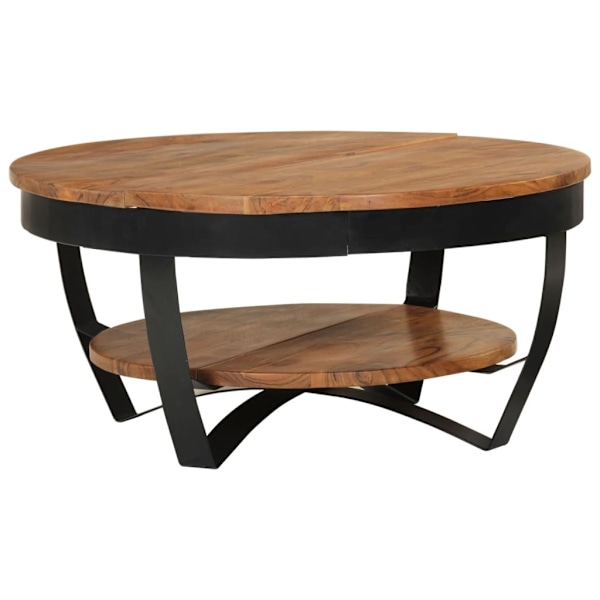 vidaXL Soffbord 65x65x32 cm massivt akaciaträ Brun