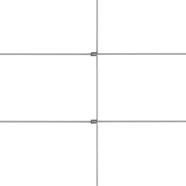 vidaXL Fårstängsel galvaniserat stål 50x1 m silver Silver