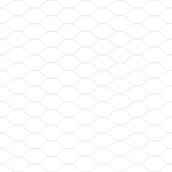vidaXL Hexagonalt staket markfäste 100 x 0,5 m Galvaniserat stål Mesh Silver