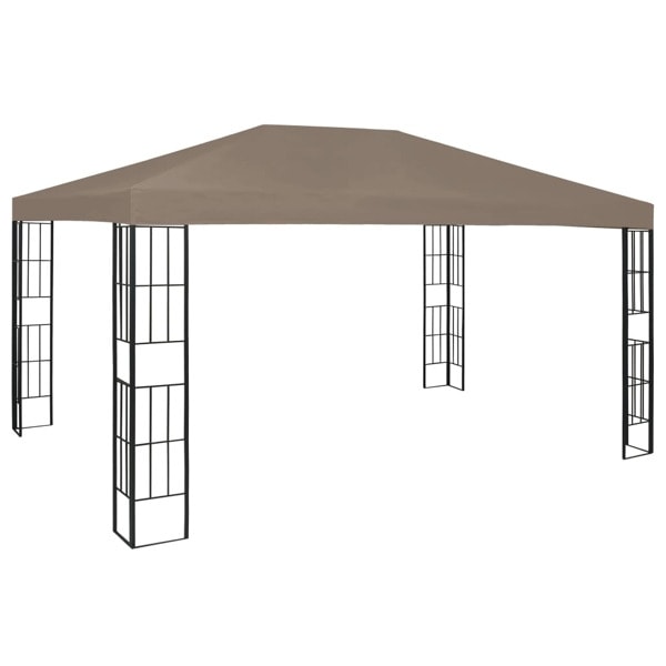 vidaXL Paviljong 4x3 m taupe Taupe