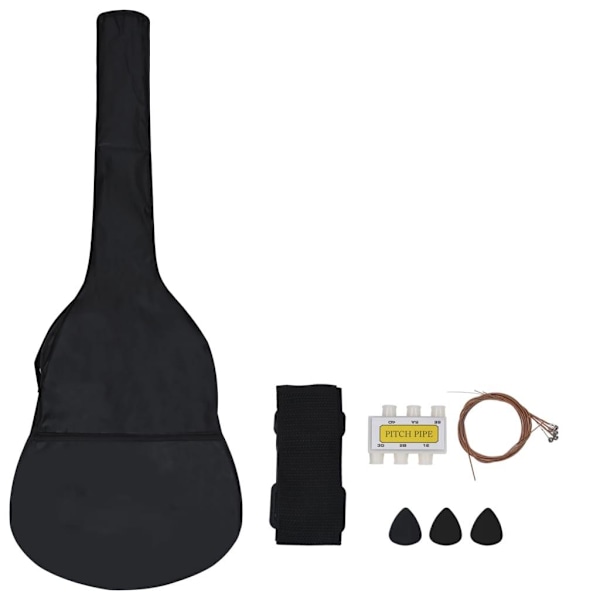vidaXL Gitarr för barn 8 delar klassisk 1/2 34" Brun