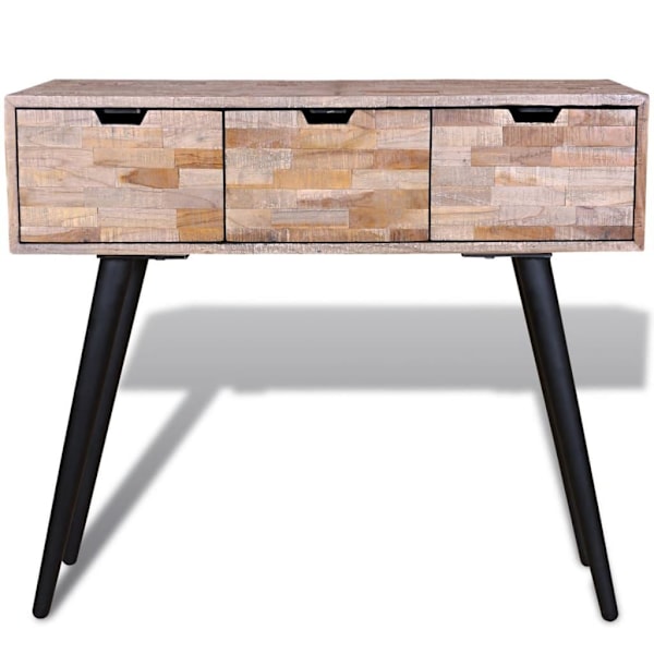 vidaXL Konsolbord i återvunnen teak Brun