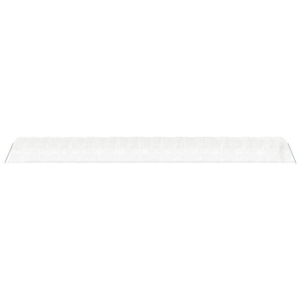 vidaXL Växthus med stålram vit 120 m² 24x5x2,3 m Vit
