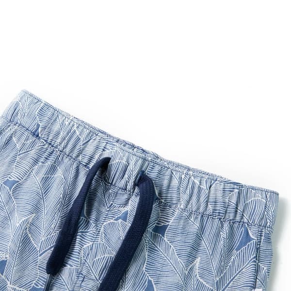 vidaXL Barnshorts med snöre mörkblå 116 Blå