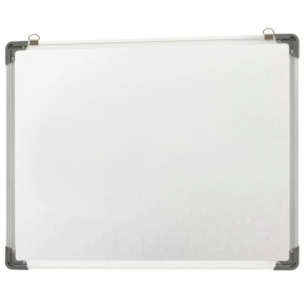 vidaXL Magnetisk whiteboard vit 70x50 cm stål Vit