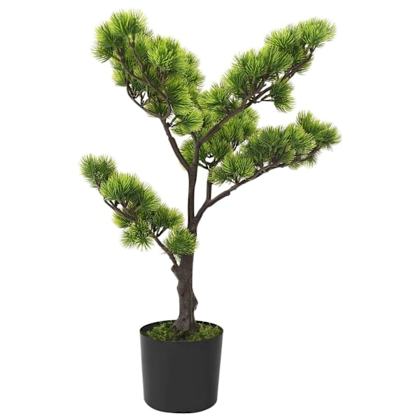 vidaXL Konstgjort bonsaiträd i kruka tall 60 cm grön Grön