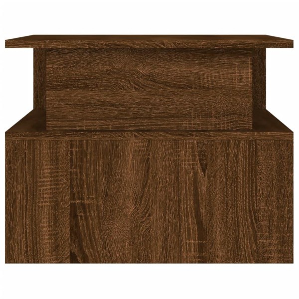 vidaXL Soffbord brun ek 90x55x42,5 cm konstruerat trä Brun