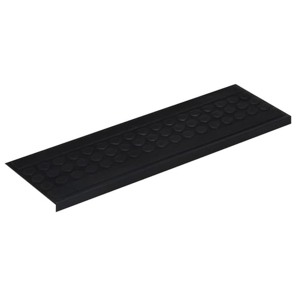 vidaXL Trappstegsmattor 10 st 25x75 cm gummi art